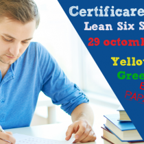 Obtine certificarea IASSC pentru Lean Six Sigma! Participa la noua sesiune de examene varianta paper-based organizata de CODECS